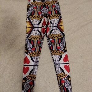 Blackmilk Queen of Hearts Leggings